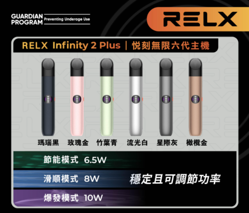 悅刻6代主機 RELX Infinity 2 無限六代煙桿 Infinity Pro 2 Relx6pro 通用四五代煙彈